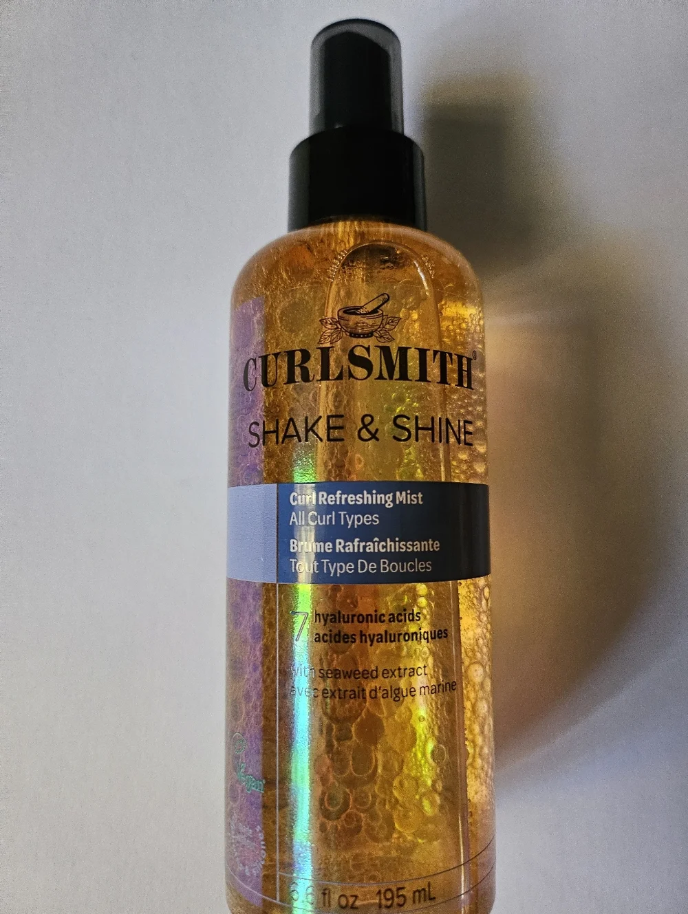 New Curlsmith Shake + Shine Spray Mist 6.6 Oz Curl Refresher Vegan Cruelty Free